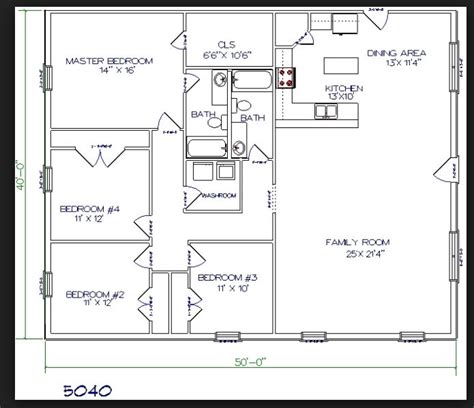 square metal house floor plans|40x50 metal building house plans.